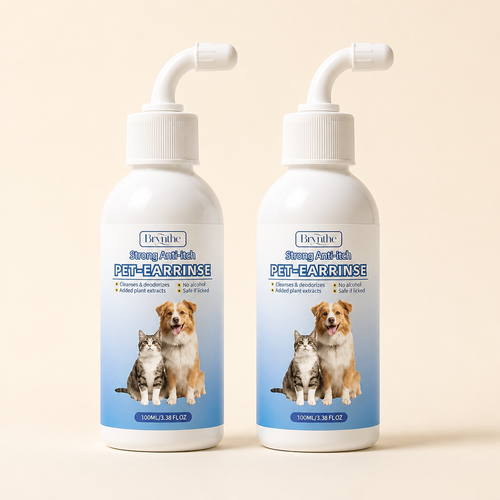 Ear Wash for Dogs & Cats — Deep Canal Cleaner