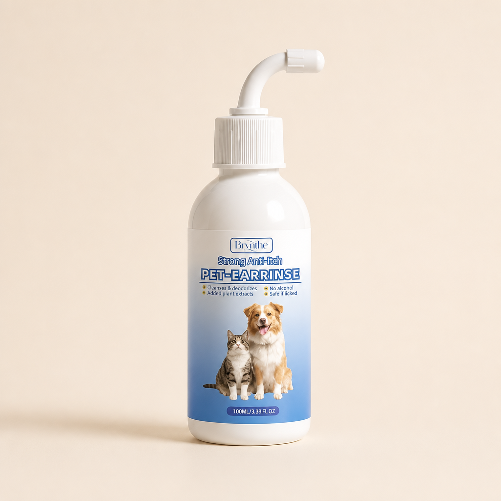 Ear Wash for Dogs & Cats — Deep Canal Cleaner