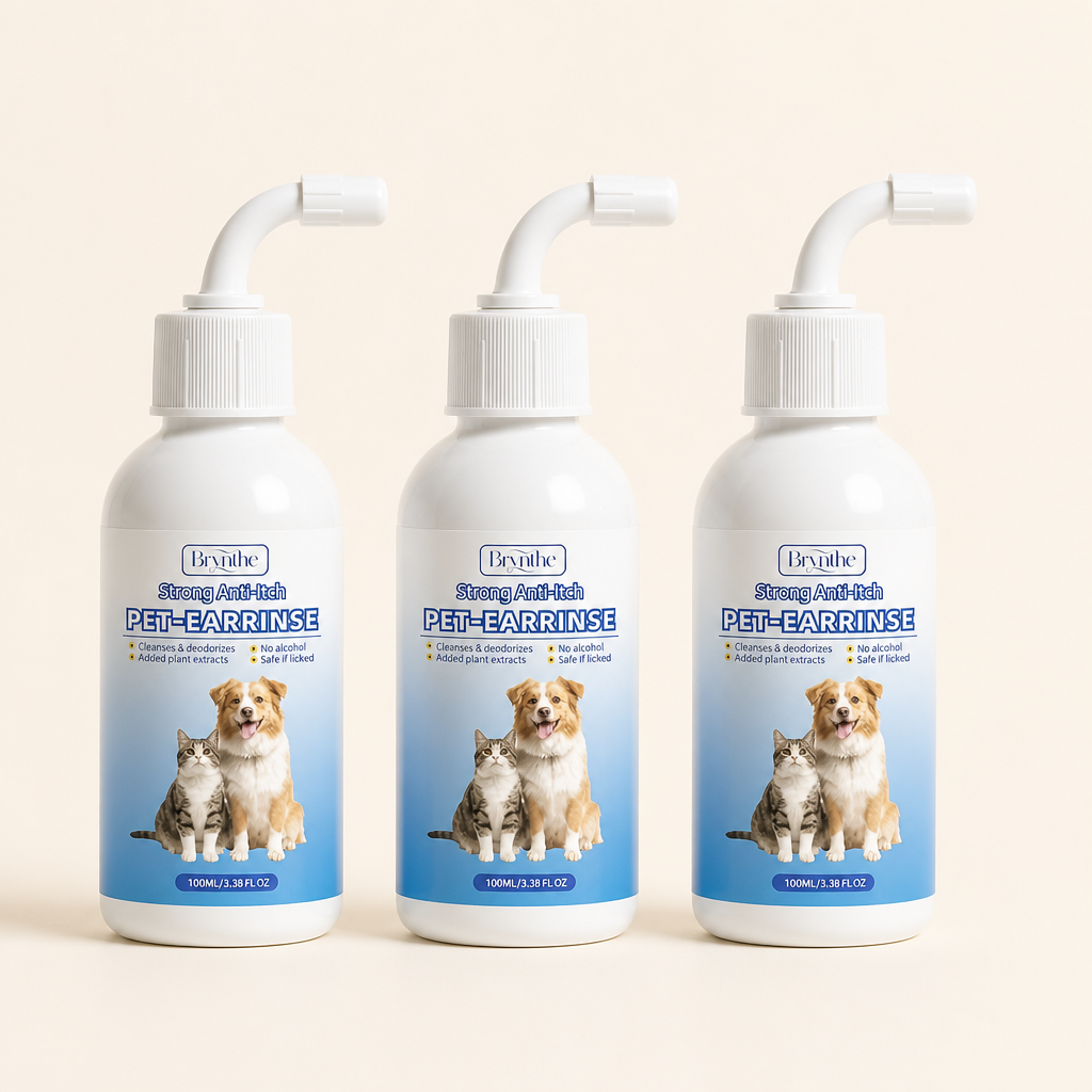 Ear Wash for Dogs & Cats — Deep Canal Cleaner